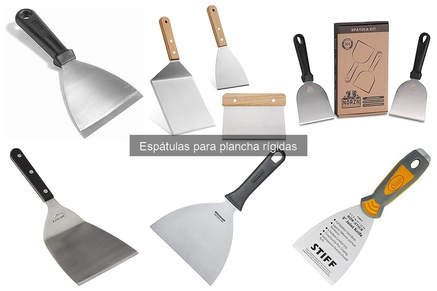 Cómo elegir la mejor espátula rígida para plancha