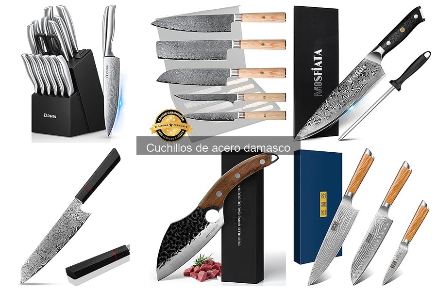 Cómo elegir un cuchillo de acero Damasco: Guía de compra