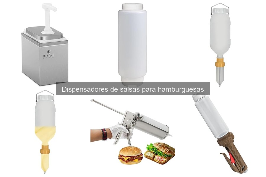 Cómo instalar y usar un dispensador de salsas para hamburguesas
