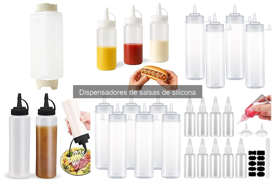 Cómo limpiar dispensadores de salsas de silicona fácilmente