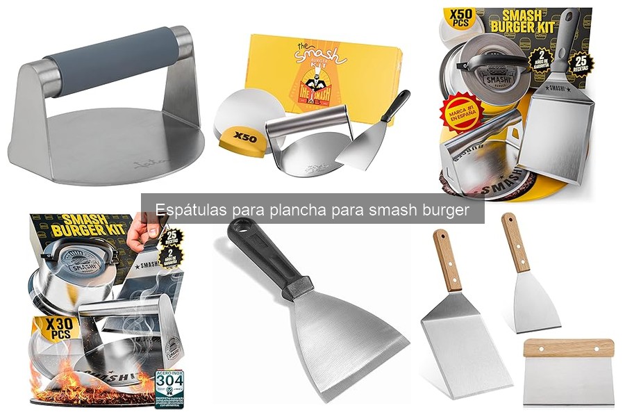 Cómo limpiar y mantener espátulas para smash burgers