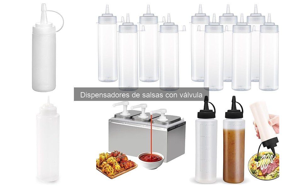 Cómo mantener dispensadores de salsas con válvula