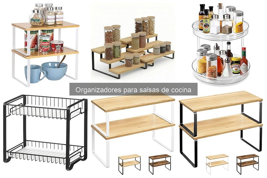 Cómo mantener limpios los organizadores de salsas de cocina