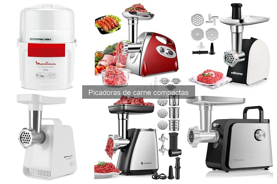 Cómo mantener tu picadora de carne compacta en perfectas condiciones