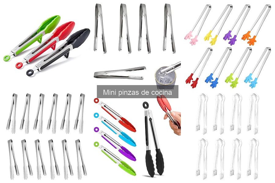 Cómo mantener y limpiar mini pinzas de cocina