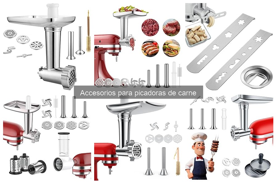 Cómo usar accesorios de picadoras de carne para mejores resultados