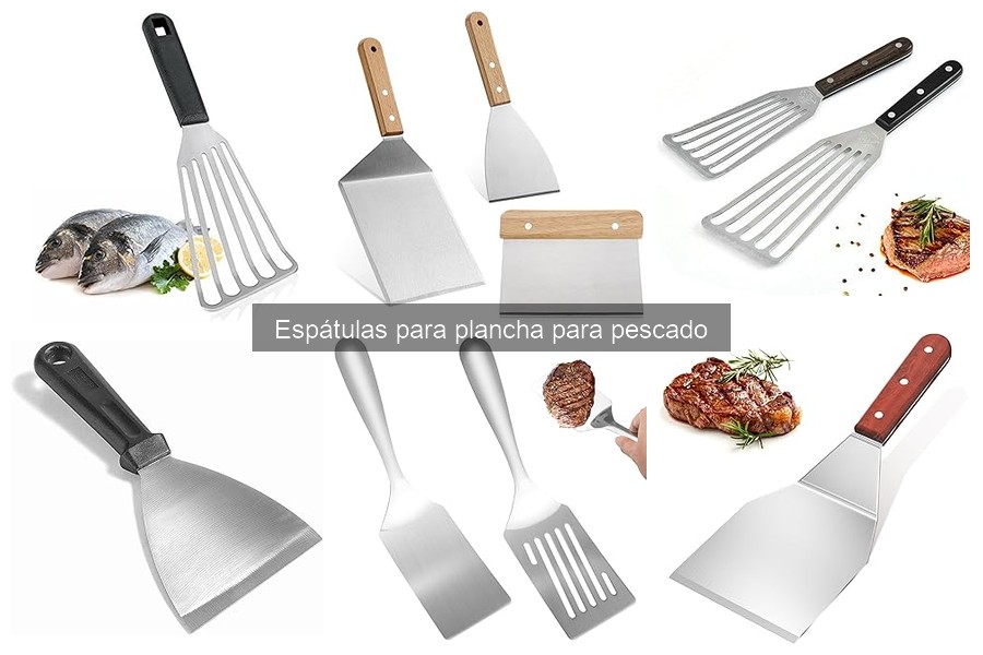 Cómo usar correctamente una espátula para plancha de pescado