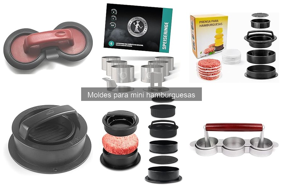 Cómo usar moldes para mini hamburguesas en casa
