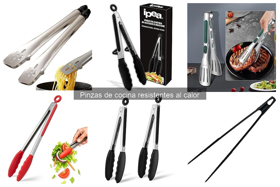 Cómo usar pinzas de cocina resistentes al calor eficazmente