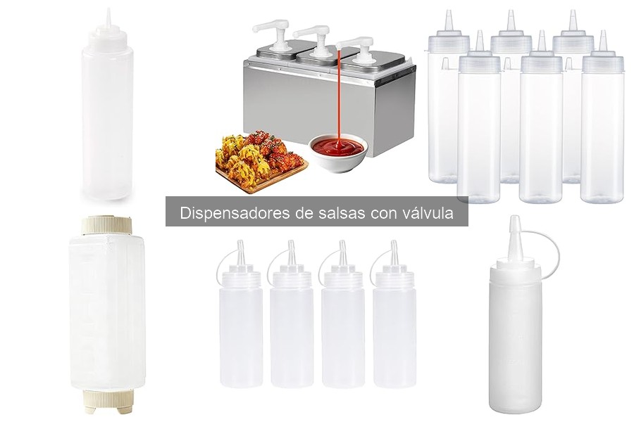 Cómo usar un dispensador de salsas con válvula correctamente