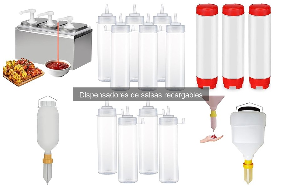 Cómo usar un dispensador de salsas recargables efectivamente
