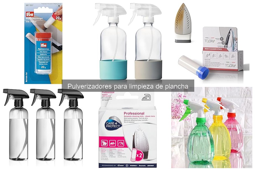 Cómo usar un pulverizador para limpieza de plancha