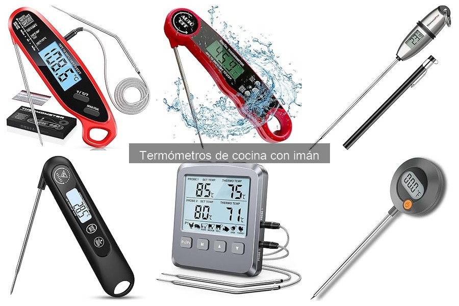 Cómo usar un termómetro de cocina con imán correctamente