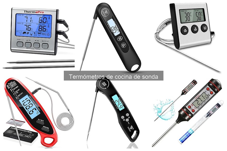 Cómo usar un termómetro de cocina de sonda correctamente