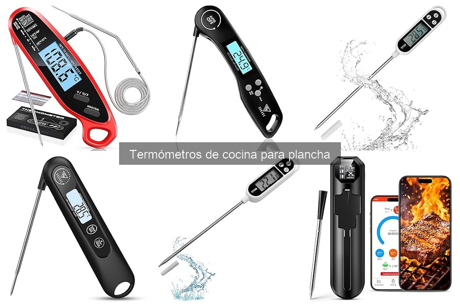 Cómo usar un termómetro de cocina para plancha correctamente