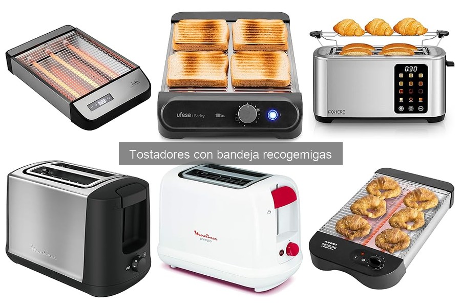Cómo usar un tostador con bandeja recogemigas correctamente
