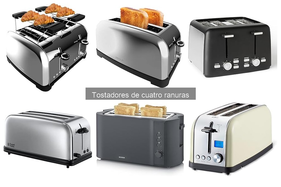 Cómo usar un tostador de cuatro ranuras correctamente