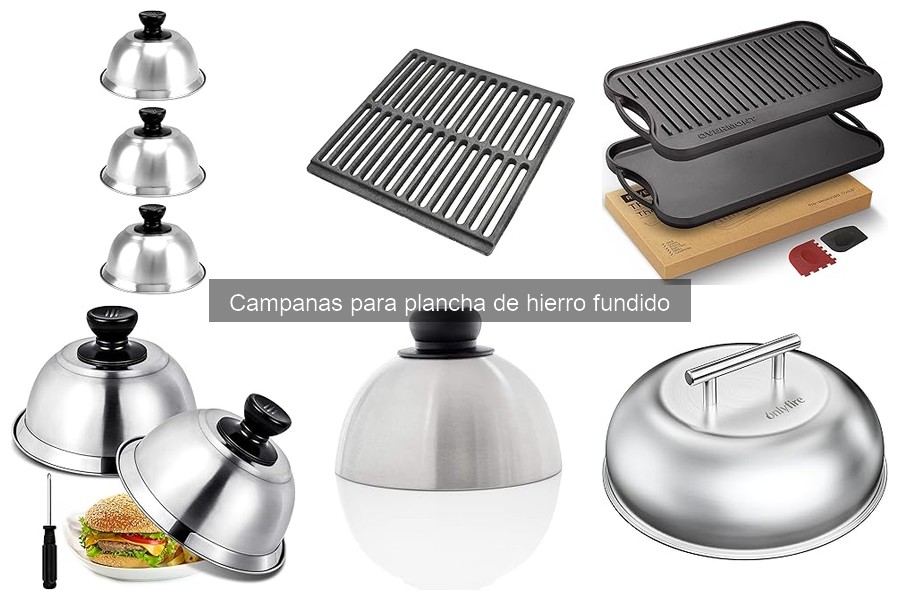Cómo usar una campana en tu plancha de hierro fundido