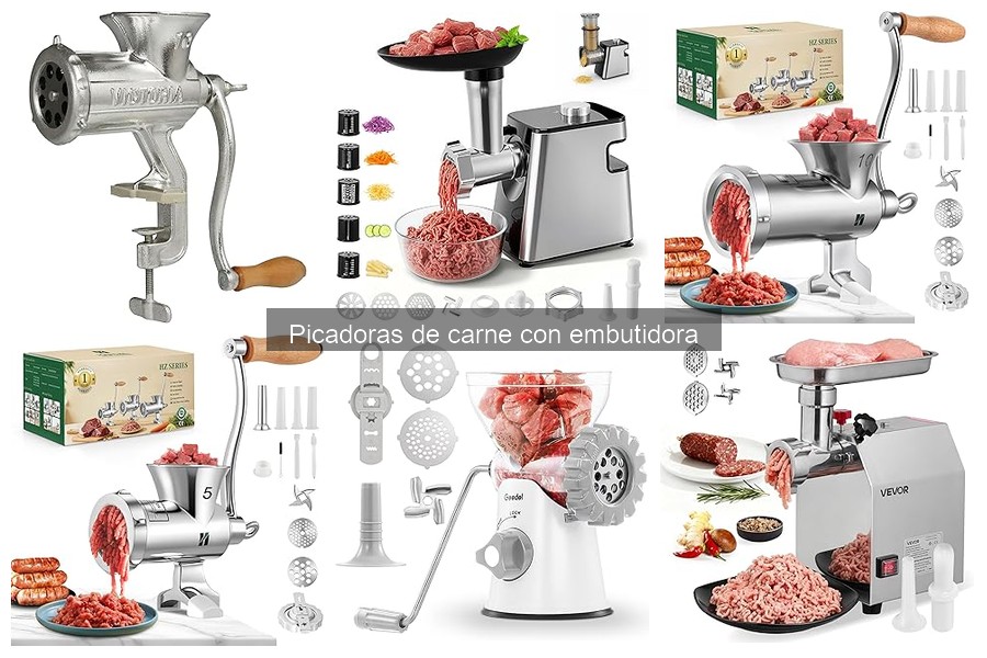 Cómo usar una picadora de carne con embutidora fácilmente