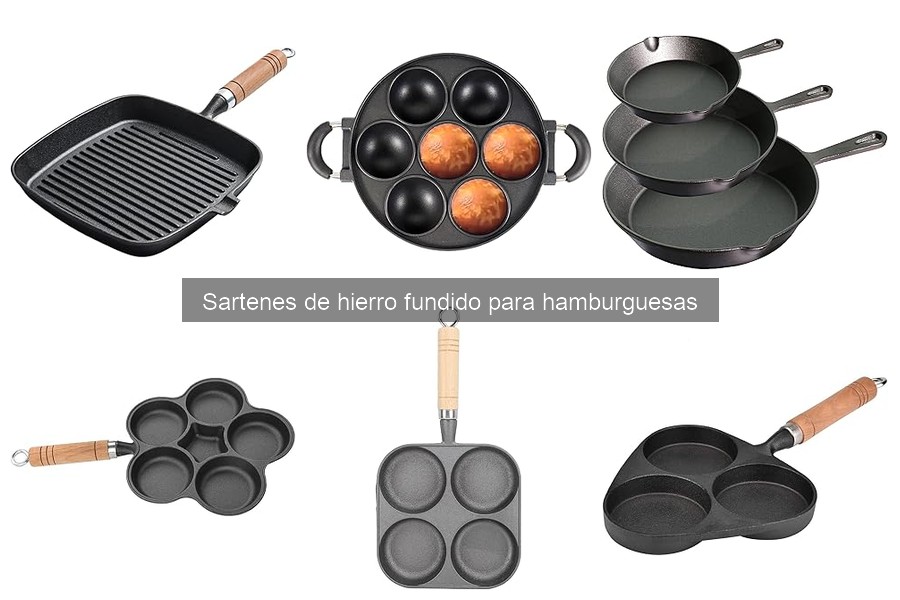 Cómo usar una sartén de hierro fundido para hamburguesas