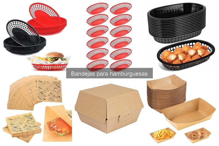 Comparativa: Bandeja de Pizza vs. Bandeja para Hamburguesas