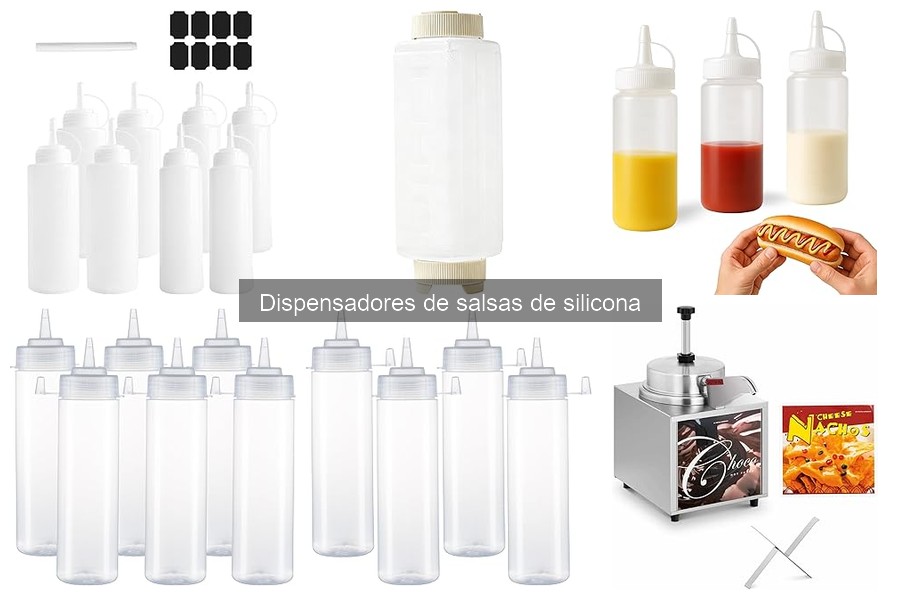 Comparativa de dispensadores de salsas de silicona 2023