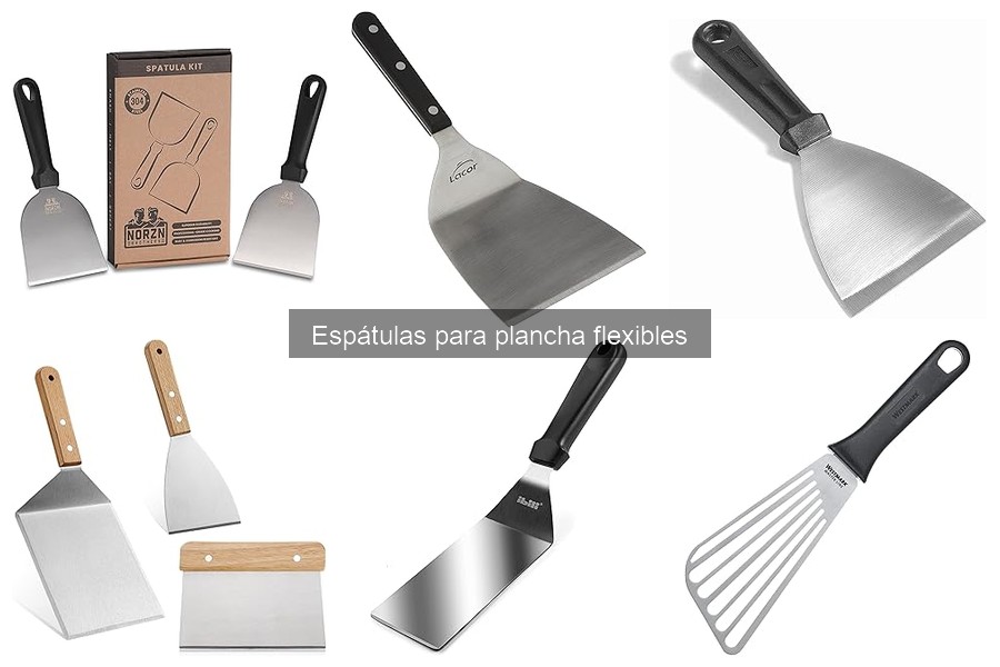 Comparativa de Espátulas Flexibles y Rígidas para Plancha