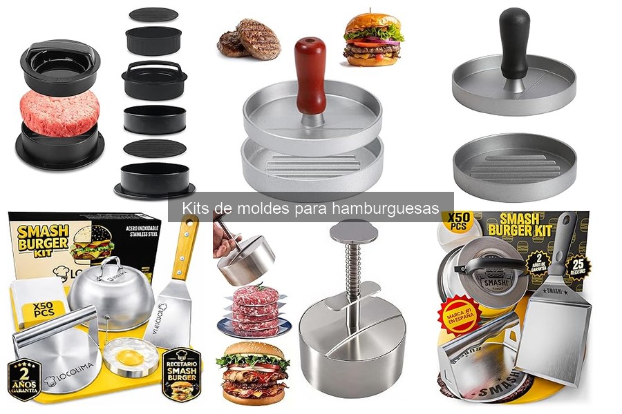 Comparativa de Kits de Moldes para Hamburguesas
