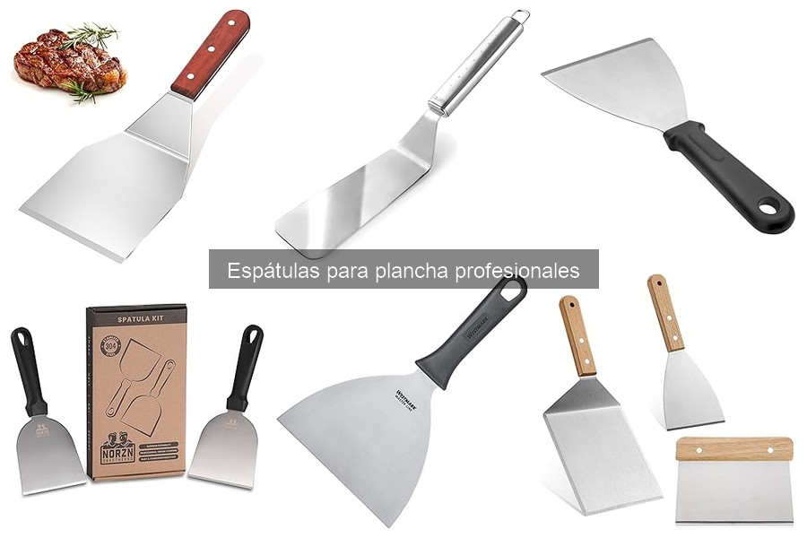 Comparativa de las Mejores Espátulas para Plancha en Casa