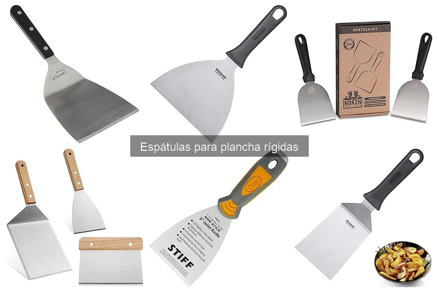 Comparativa de las Mejores Espátulas Rígidas para Plancha