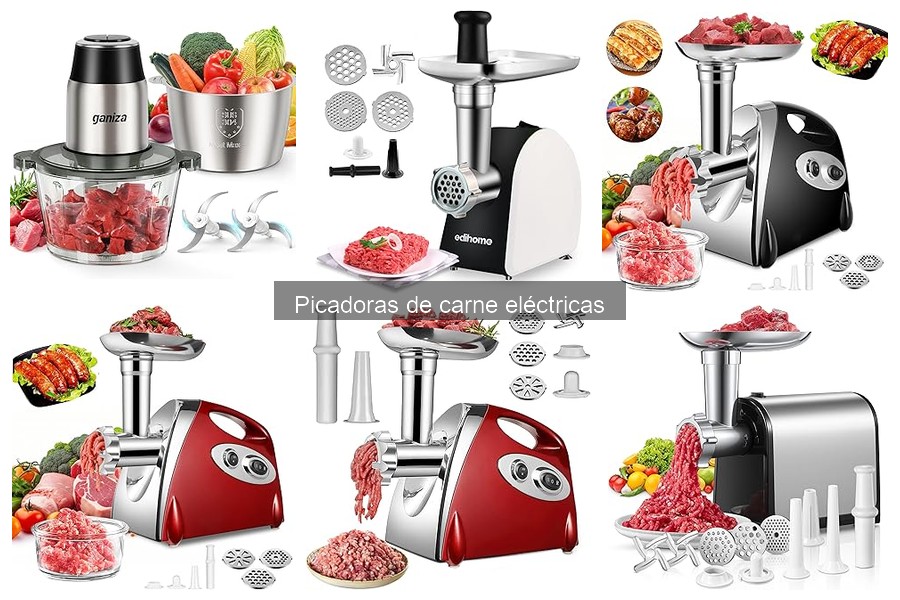 Comparativa de las Mejores Picadoras de Carne Eléctricas