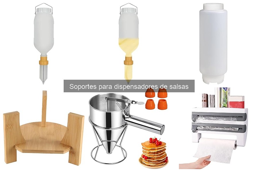 Comparativa de los mejores soportes para dispensadores de salsas
