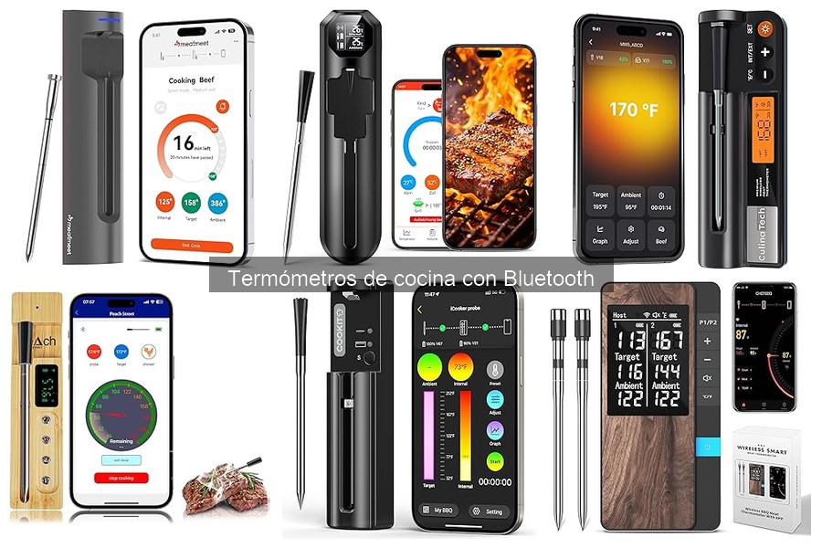 Comparativa de mejores termómetros de cocina Bluetooth