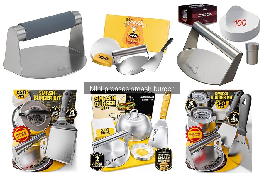 Comparativa de Mini Prensas Smash Burger: Mejores Marcas 2023