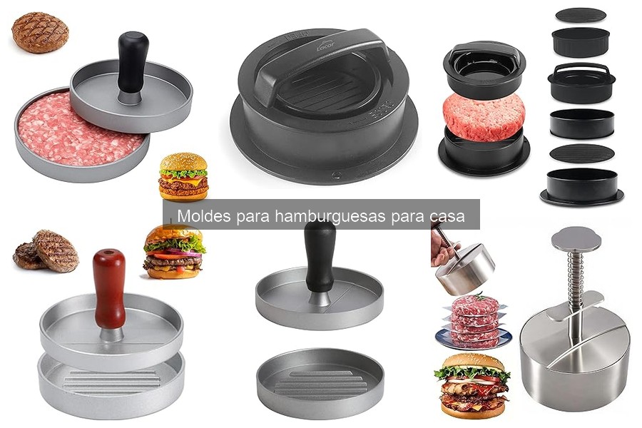 Comparativa de moldes para hamburguesas y utensilios de cocina