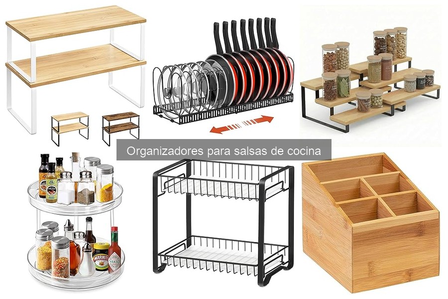 Comparativa de organizadores de salsas: calidad y precio