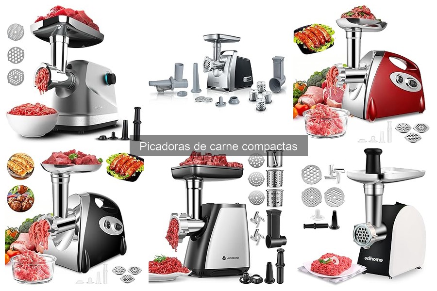 Comparativa de Picadoras de Carne Compactas: Mejores Marcas 2023