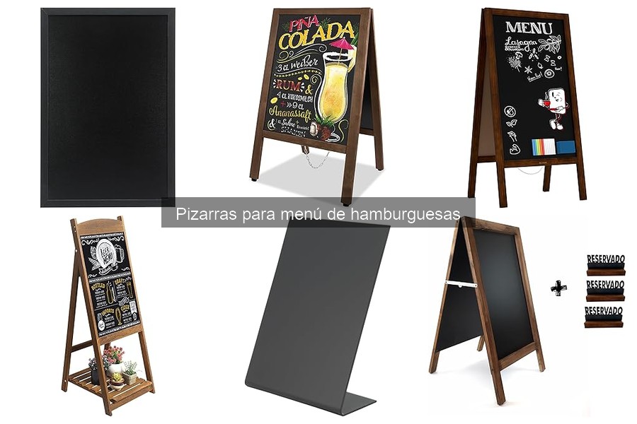 Comparativa de pizarras interiores vs exteriores para menús