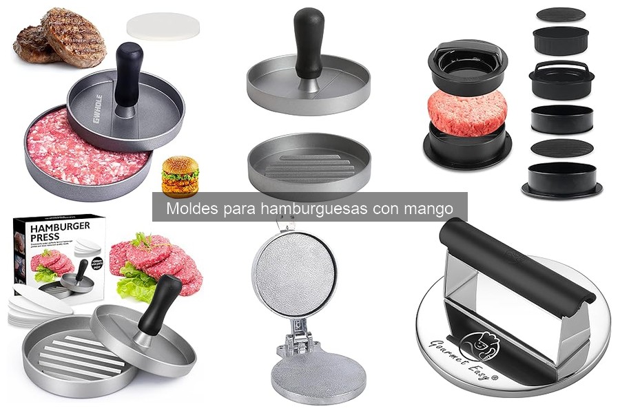 Comparativa de precios de moldes para hamburguesas con mango