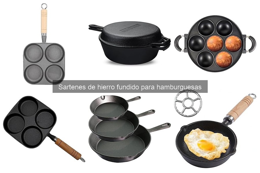 Comparativa de sartenes de hierro fundido para hamburguesas