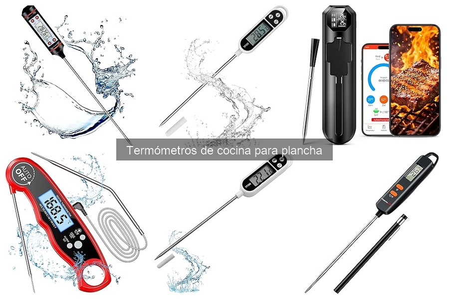 Comparativa de termómetros para plancha y otros de cocina