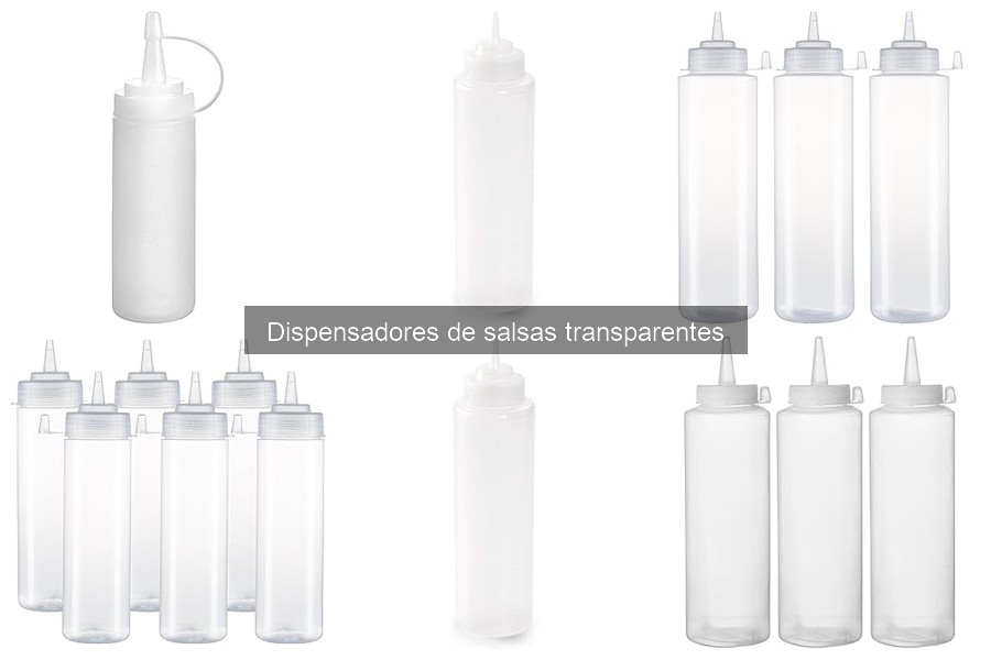 Comparativa: Dispensadores de Salsas Transparentes vs. Opacos