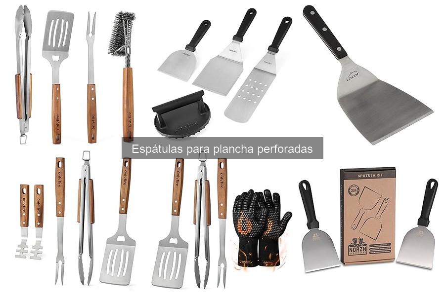 Comparativa: Espátulas Perforadas vs Normales para Plancha