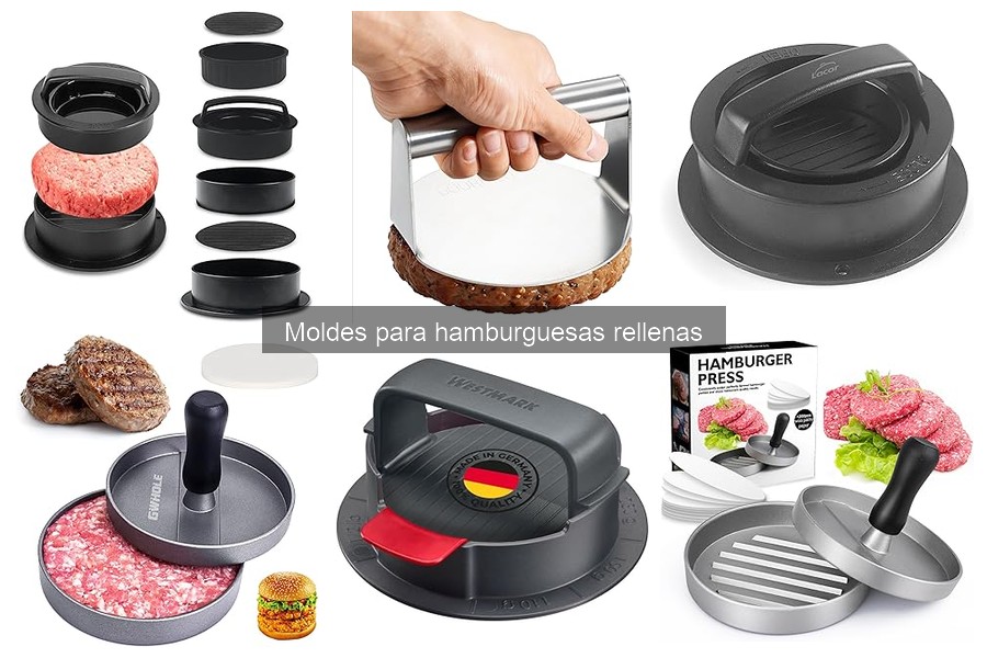 Comparativa: Moldes de acero vs. silicona para hamburguesas rellenas
