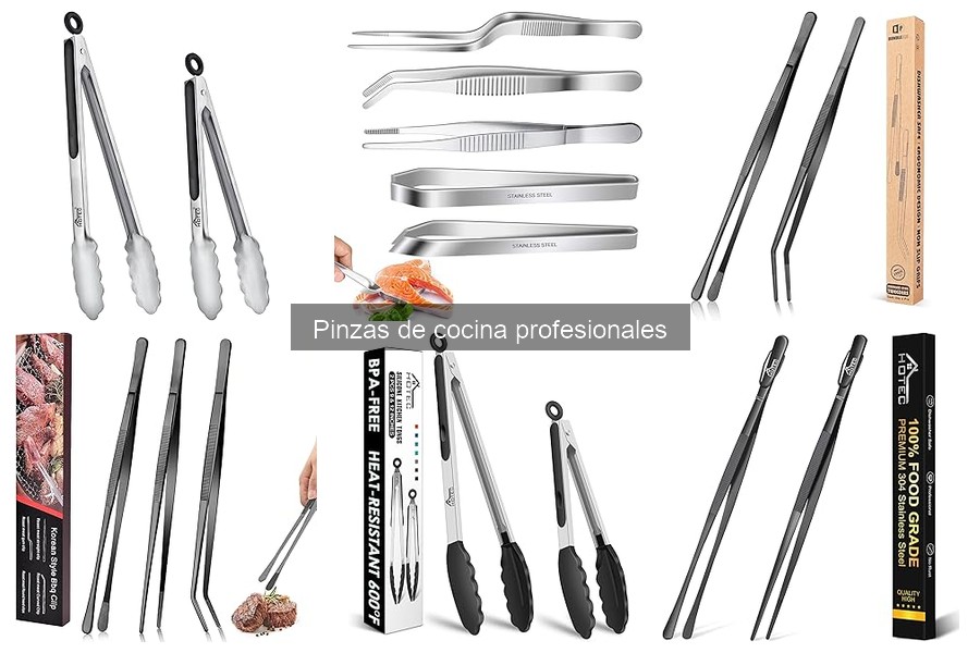 Comparativa: Pinzas de cocina profesionales vs. convencionales