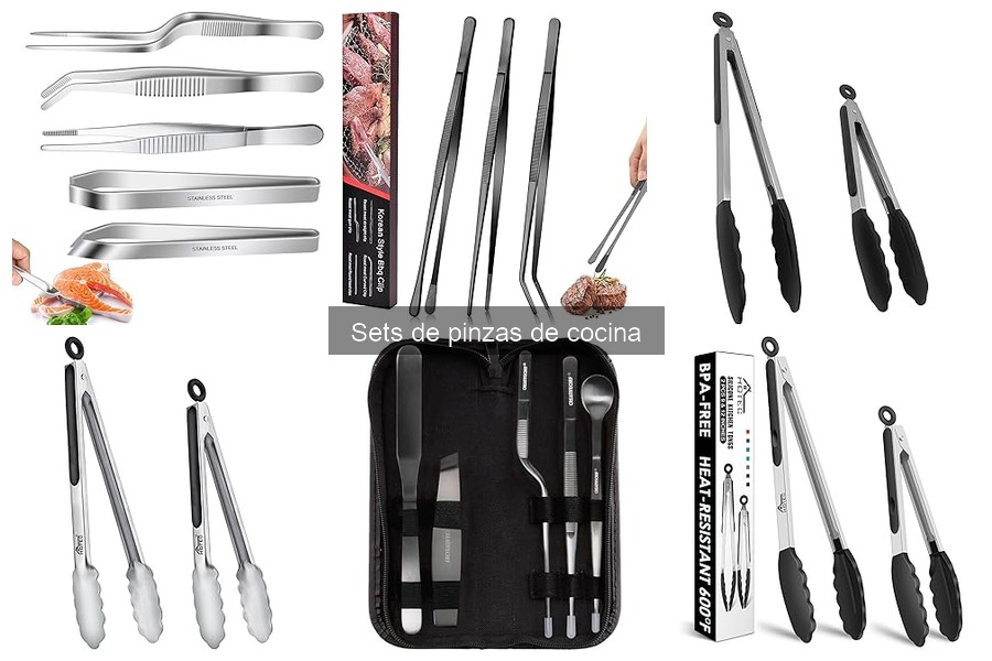 Comparativa: Pinzas de silicona vs. acero inoxidable en cocina