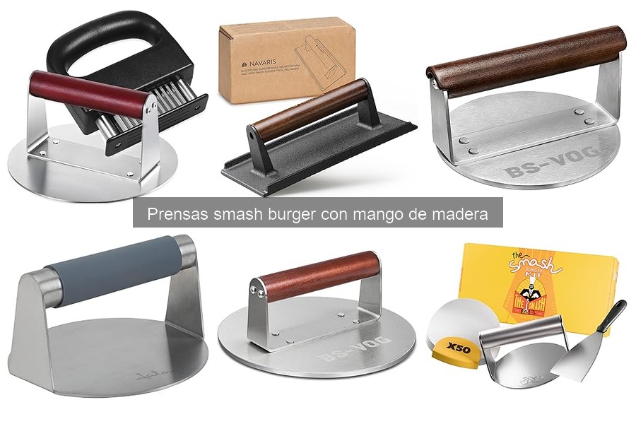 Comparativa: Prensas Smash Burger de Madera vs Metal