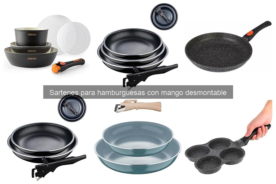 Comparativa Sartenes para Hamburguesas: Con y Sin Mango Desmontable