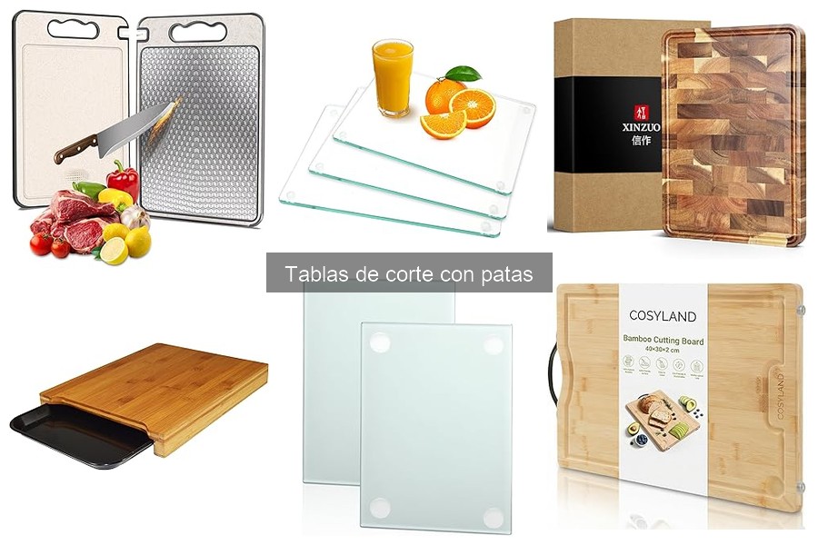 Comparativa: Tablas de corte con patas vs sin patas