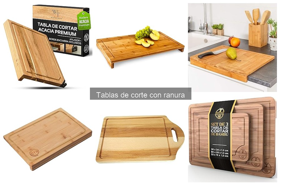 Comparativa: Tablas de Corte con y sin Ranura